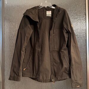 Fjallraven Men's Dark Green Hooded Jacket